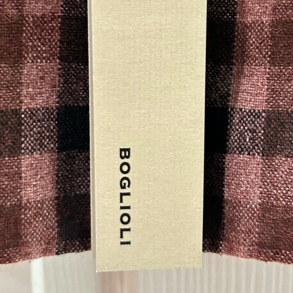 NWT Boglioli Milano Italian Double-Breasted Checked Blazer Multicolor Size 40 - Picture 3 of 10